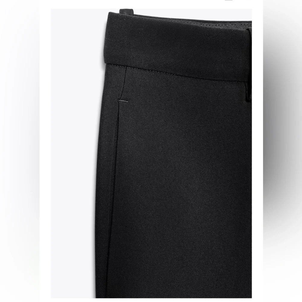 Zara NWT ZW COLLECTION STRAIGHT PANTS